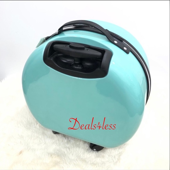 Justice Bags Justice Hard Shell Suitcase Round Wheelie Luggage